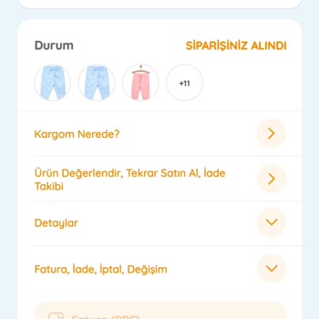 ebebek Oluşturulan Siparişin Görünmemesi