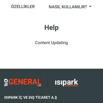 Isıpark General Life HT500 Uygulama Kontrol Problemi. Mağduriyet.