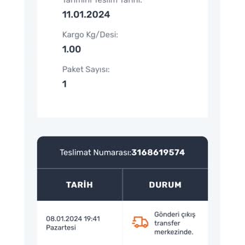Maltepe Bağlarbaşı Sürat Kargo'nun Kargomu Göndermemesi