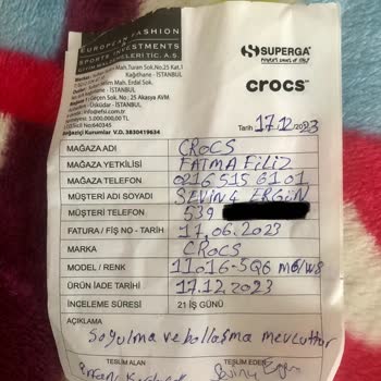 Crocs Terlik & Ayakkabı Malına Sahip Çıkmayan Crocs