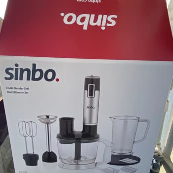 Sinbo Çok Fonksiyonlu Blender Setinde Yaşanan Teknik Sorunlar