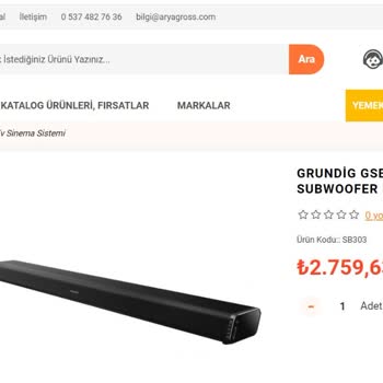 Arya Gross İnternet Sitesinden Satın Alınan Ürünün Kargoya Verilmemesi Sorunu