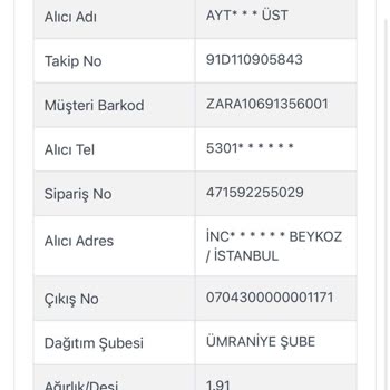 Kargoist'in Saygısız Konuşması ve Keyfi Yere Teslimat Yapmaması