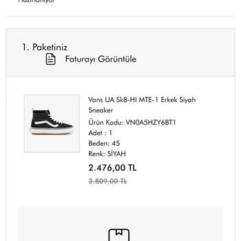 SuperStep Aldığım Ürünü Göndermeyip Üstüne İadede Kabul Etmiyor