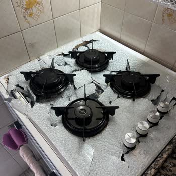 Kumtel Ankastre Seti Ocak Camı Patladı