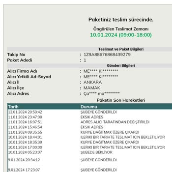 Stradivarius UPS Türkiye Mağduriyeti Ulaşmayan Kargolar