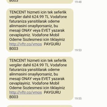 Tencent Games Ve Vodafone Türkiye Ortak Haksiz Kazanç