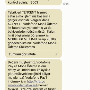 Tencent Games Ve Vodafone Türkiye Ortak Haksiz Kazanç