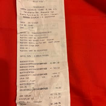 Karaca Züccaciye İzmit Arasta Park Karaca