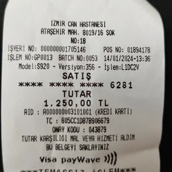 İzmir Özel Can Hastanesi Yüksek Fiyat, Düşük Anlayış!