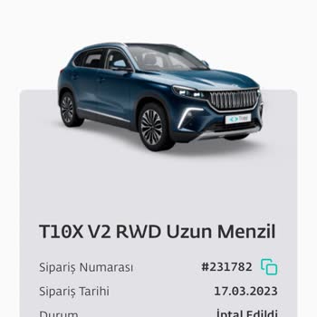Togg Trumore Sipariş İptali Ve Para İadesi