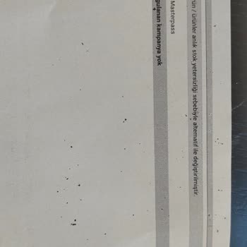 A101 Kapımda Uygulamasından Verilen Sipariş