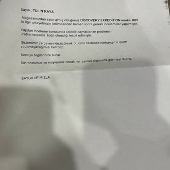 Boyner Çocuk Botunda Yaşanan Kalite Sorunu Ve İade Süreci