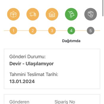 Bir Günde Kargo Siparişimin Gecikmesi Üzerine Teslimat Talebim