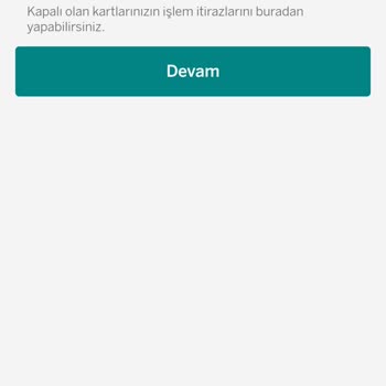 Garanti BBVA Garanti Kart İtirazı Oluşturamıyorum