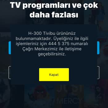 Tivibu Go Üyelik Hatası