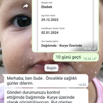 AGT Kargo Ebebek Ürünümü Teslim Etmiyor