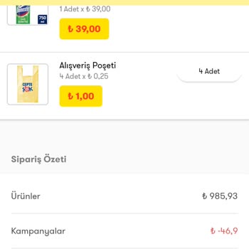 Cepte Şok Siparişim Teslim Edilmedi