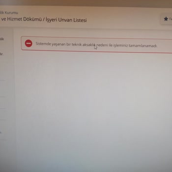 E-Devlet (Turkiye.gov.tr) SGK Hizmet Dökümü Alamama