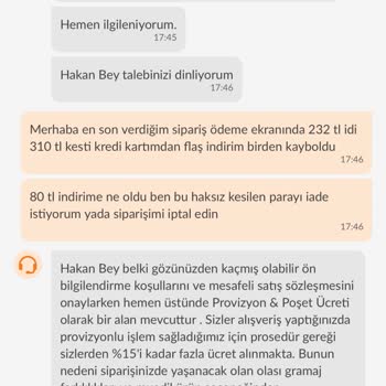 Trendyol Yemek Flash İndirim Şaibesi