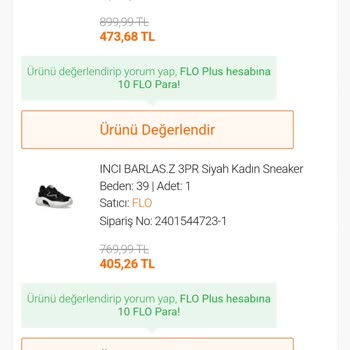 FLO Ayakkabı FLO Kampanyalı Ürünleri Göndermiyor