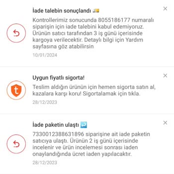Trendyol Tabletimi İade Almadılar. Tüketici Hakları'na Başvuracağım