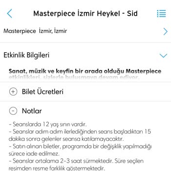 Biletix Masterpiece İzmir'de Yaşadığımız Kötü Deneyim