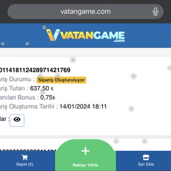 Vatangame.com Vatangame Uc Teslim Edilmedi Ve 7/24 Hizmet Anlayışının Asla Olmaması