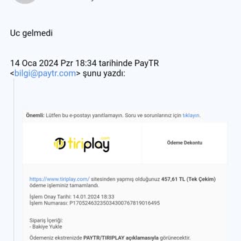 PUBG (Pubgmobile.com) UC Yükleme Sorunu Ve Çözüm Talebi