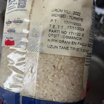 Tat Gıda Pirinç Paketinin Böcekli Çıkması