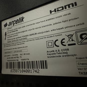 Arçelik Ağ Hatası Youtube.com Netflix Bağlanma Hatası