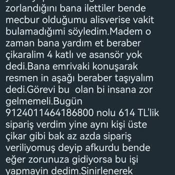 A101 Kapıda Uygulamasına Yakışmayan Hizmet