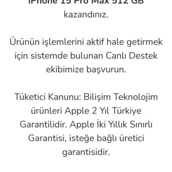 Gala Mobiles iPhone 15 Çekiliş