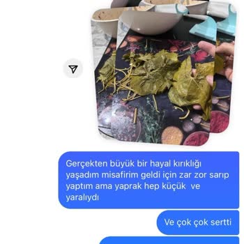 Erbaa.oztat_yaprak (Instagram) Kalitesiz Ürün Ve İlgisiz Satıcı!