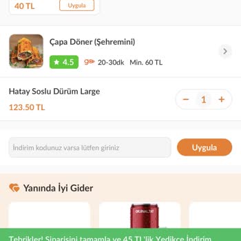 Trendyol GO Da Hayata Ayak Uydurmaya Çalışıyor.