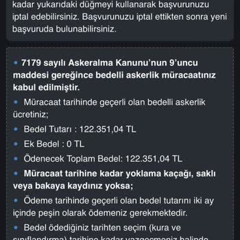 Milli Savunma Bakanlığı Bedelli Askerlik Artışını Yansıtma