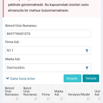 N11 Uygulamasında Dermoskin Satıcısı Kayıt Dışı Ürün Satıyor