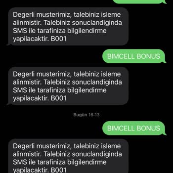 Bimcell Bonus Aktivasyon Sorunu!