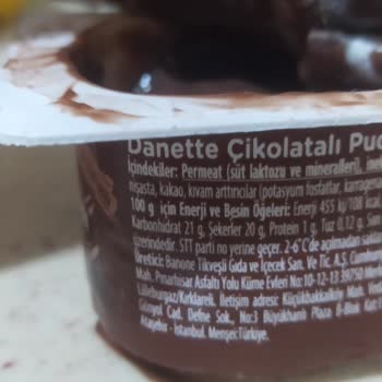 Danette Puding Çıkan Küf