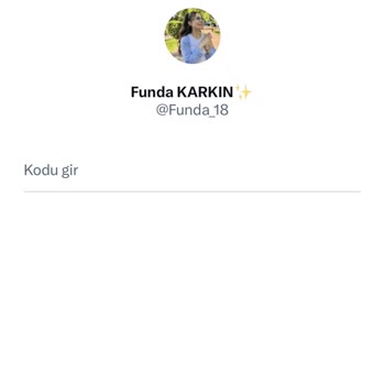 Twitter Kod Oluştur Uyarısı