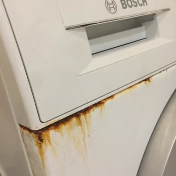 Bosch Çamaşır Makinesi Paslandı