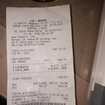 LC Waikiki Hatalı Ürün Kaba Davranış