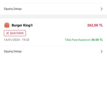 Tıkla Gelsin Sipariş İptali Ve İade Sorunu