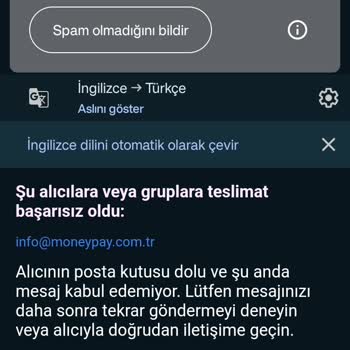 MoneyPay Hesabımın Sebepsiz Askıya Alınması