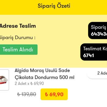 Şok Marketler Marketten Alınan Dondurmanın Bozuk Çıkması