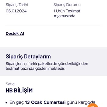 Teknosa Ürünüm Kargoya Verilmiyor!