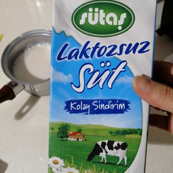 Sütaş Laktozsuz Süt Renk Değişimi