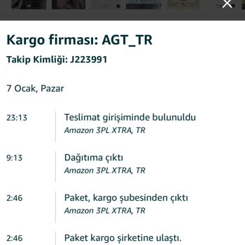 AGT Kurye (aynigunteslim.com) Amazon Kurye Sorunu: 9 Gün Teslimat Beklentisi!