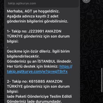 AGT Kurye (aynigunteslim.com) Amazon Kurye Sorunu: 9 Gün Teslimat Beklentisi!