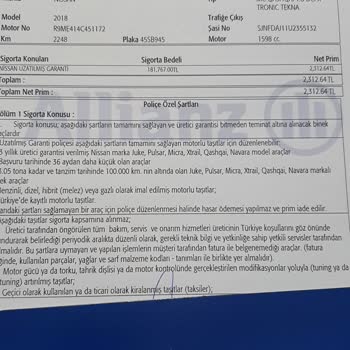 Nissan Arıza Sorunu Her Yıl Motor Arıza Işığı Yanmakta